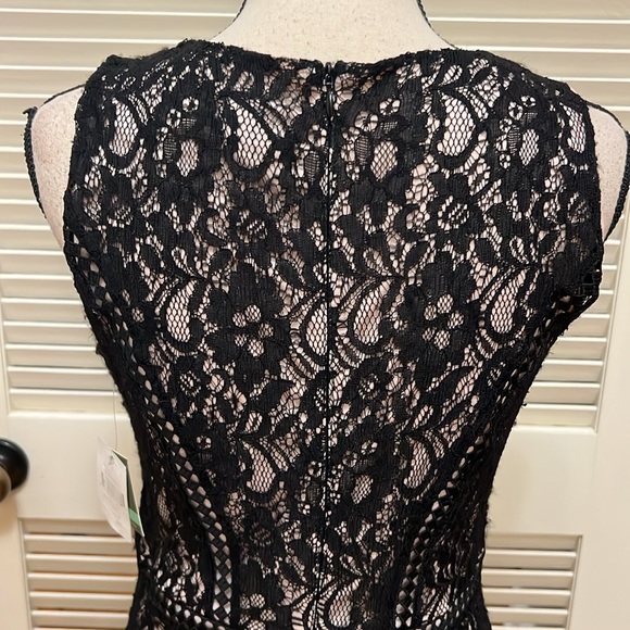 Taylor Black Lace Dress, Size 8 - Picture 12 of 17